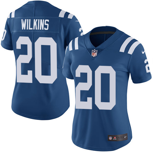 Indianapolis Colts #20 Limited Jordan Wilkins Royal Blue Nike NFL Home Women Jersey Indianapolis Colts Vapor UntouchableVapor Untouchable jerseys